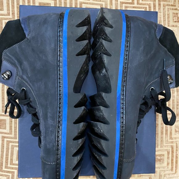 ALBERTO GUARDIANI - Boots with shark heel - Black / Blue Trim - MEN 10.5 main image 6